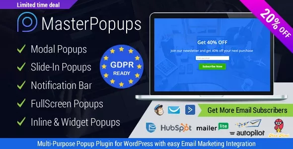 Master Popups v3.8.7 - Popup Plugin for Lead Generation