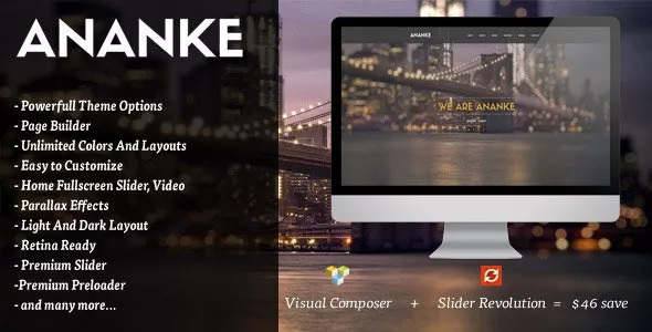 Ananke v3.9.7 - One Page Parallax WordPress Theme