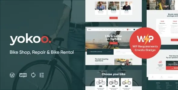 Yokoo v1.1.6 - Bike Shop & Rental WordPress Theme