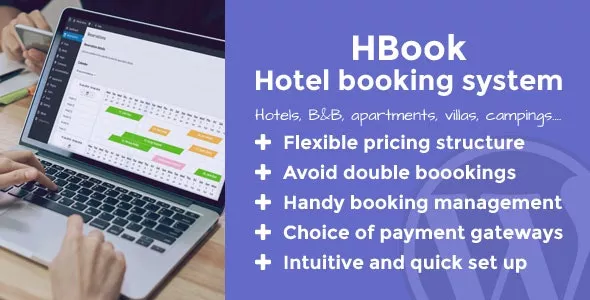 HBook v2.0.22 - Hotel Booking System WordPress Plugin