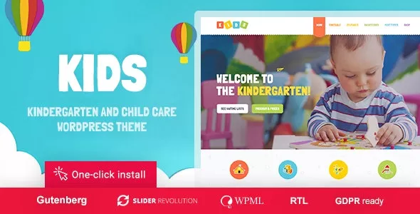 Kids v1.2.4 - Day Care & Kindergarten WordPress Theme for Children