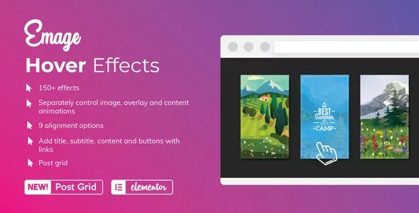 Emage v4.5.1 - Image Hover Effects for Elementor