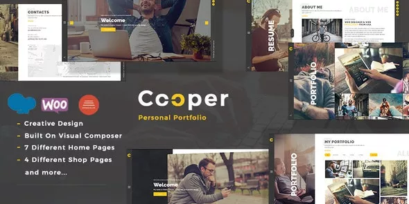 Cooper v5.3 - Creative Responsive Personal Portfolio WordPress Theme