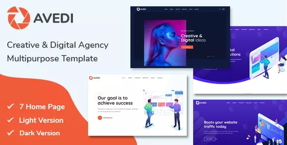 Avedi v1.1.4 - Creative & Digital Agency Multipurpose Template