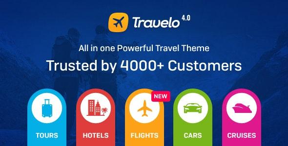 Travelo v4.2.4 - Travel / Tour Booking Wordpress Theme
