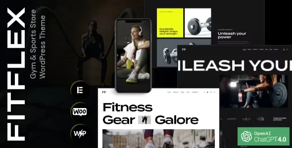 FitFlex - Gym & Sports Store WordPress Theme