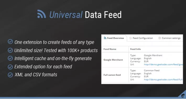 Universal Data Feed (Google Merchant,Bing Shopping,Twenga,etc.) v2.4.3