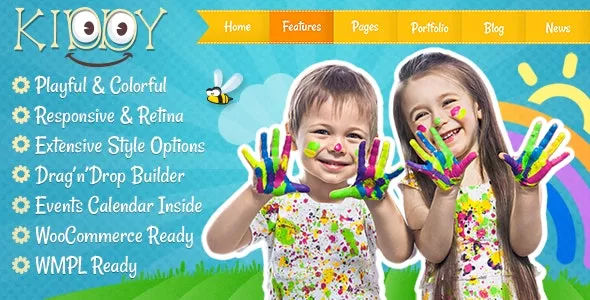 Kiddy v2.0.3 - Children WordPress Theme