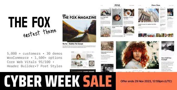 The Fox v6.0.9.9 - Minimal WordPress Blog Magazine Theme