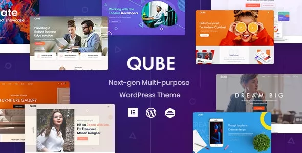 Qube v1.1.5 - Responsive Multi-Purpose WordPress Theme