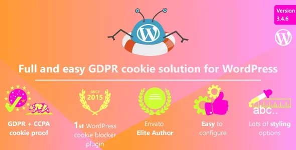 WeePie Cookie Allow v3.4.6 - Complete GDPR / AVG / CCPA Cookie Compliance WordPress Plugin