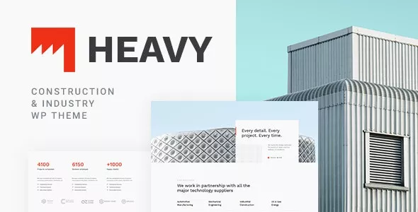 Heavy v1.1.1 - Construction and Industrial WordPress Theme