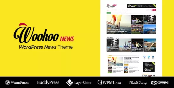 Woohoo v2.5.1 - Newspaper Magazine News BuddyPress AMP