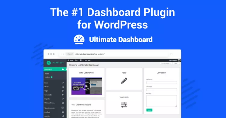 Ultimate Dashboard Pro v3.8 - Customize and Simplify Admin WordPress Dashboard