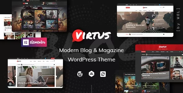 Virtus v1.2.2 - Modern Blog & Magazine WordPress Theme