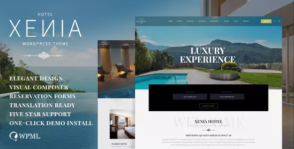 Hotel Xenia v2.7.6 - Resort & Booking WordPress Theme