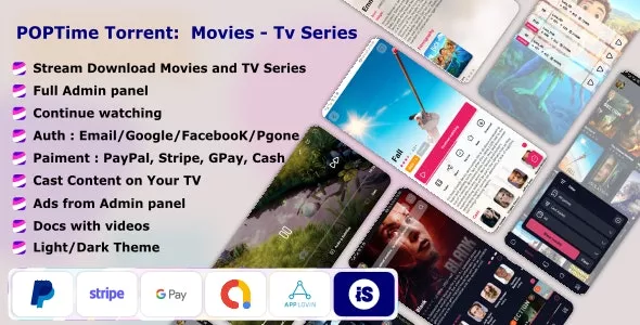 POPTime Torrent App Movies - TV Series - Cast System