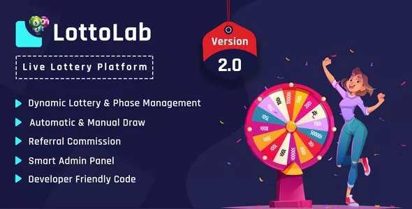 LottoLab v2.0 - Live Lottery Platform