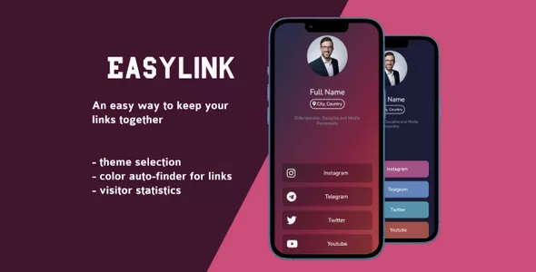 EasyLink - Social Media Links