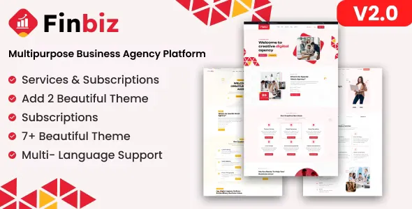 FinBiz v2.0.7 - Multipurpose Business Agency Platform