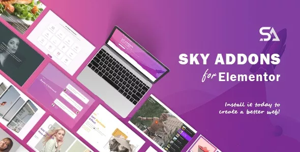 Sky Addons v2.0.2 - for Elementor Page Builder WordPress Plugin