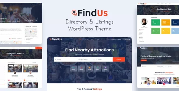 Findus v1.1.42 - Directory Listing WordPress Theme