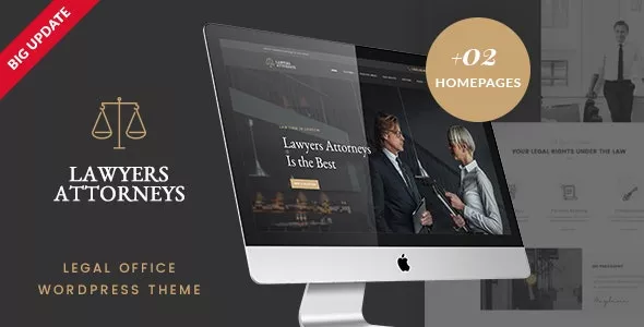 Lawyer Attorneys v3.2.5 - Law Firm Office WordPress Theme