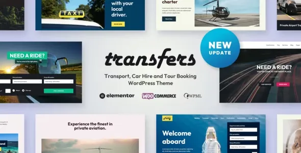 Transfers v2.01 - Transport and Car Hire WordPress Theme