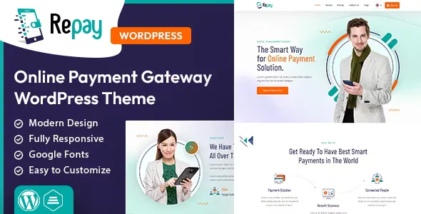 Repay - Payment Gateway WordPress Theme