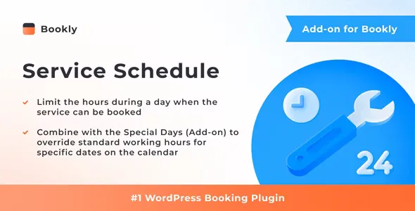 Bookly Service Schedule (Add-on) v3.5