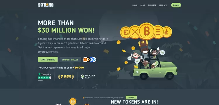 BitKong Bitcoin Casino - The Best Bitcoin Gambling Site