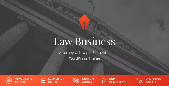 LawBusiness v2.0.4 - Attorney & Lawyer WordPress Theme