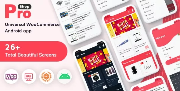 ProShop - Multipurpose E-commerce Android Full Mobile App + Kotlin