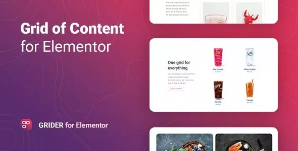 Grider v1.0.4 - Grid of Content and Products for Elementor