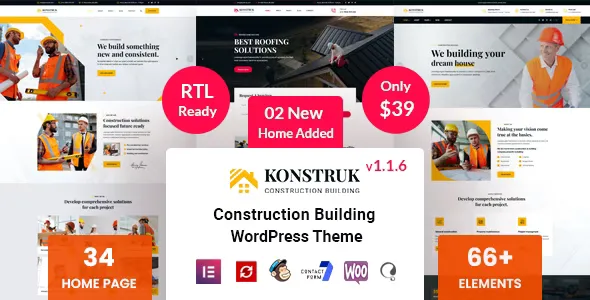 Konstruk v1.1.7 - Construction WordPress Theme