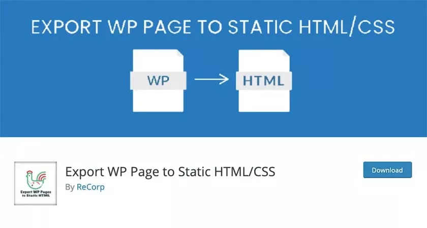 Export WP Page to Static HTML / CSS Pro v1.0.4