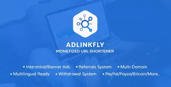 AdLinkFly v6.6.1 - Monetized URL Shortener