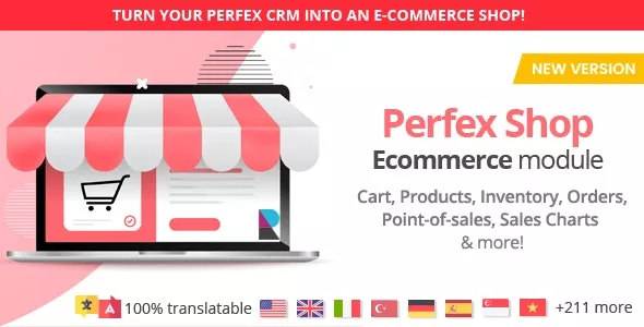 Perfex E-shop Module v1.2.2 - Sell Products & Services with POS Support and Inventory Management