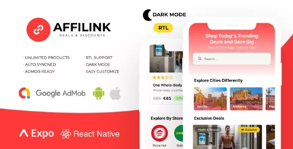 AffiLink Mobile v2.4.0 - Affiliate Link Sharing Platform