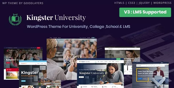 Kingster v3.2.1 - Education, School WordPress
