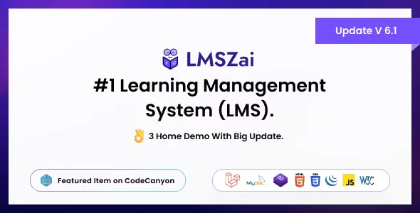 LMSZAI v6.1 - LMS | Learning Management System (Saas)