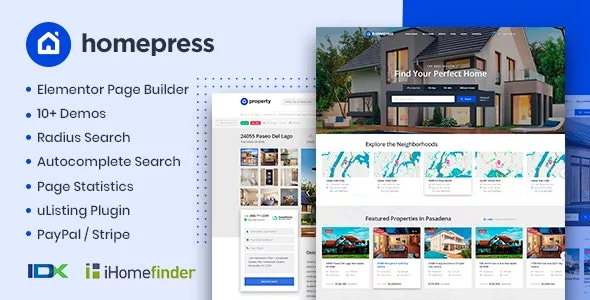 HomePress v1.3.7 - Real Estate WordPress Theme