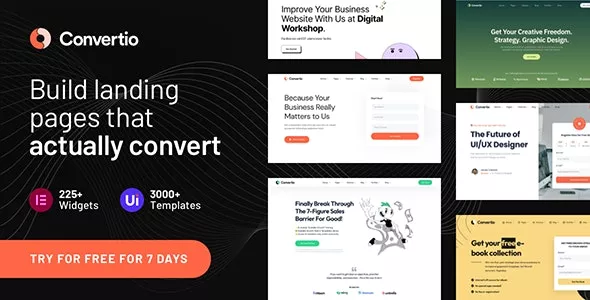 Convertio v3.0.5 - Conversion Optimized Landing Page Theme