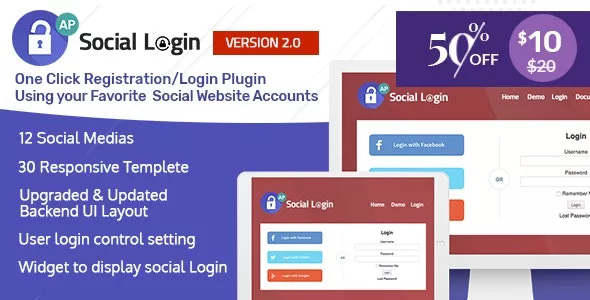 AccessPress Social Login v2.0.8 - Social Login WordPress Plugin