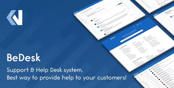 BeDesk v2.0.0 - Customer Support Software & Helpdesk Ticketing System