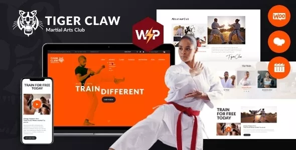 Tiger Claw v1.1.7 - Martial Arts School and Fitness Center WordPress Theme