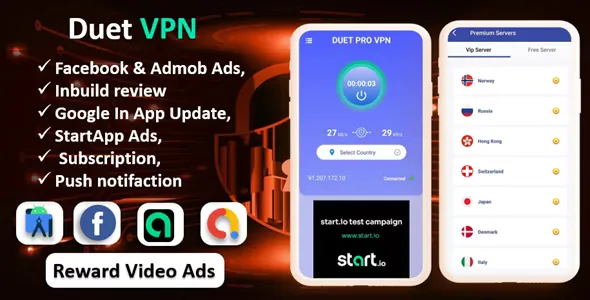 Duet Pro VPN App v8.0 - Secure VPN App & Fast VPN