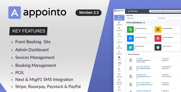 Appointo v2.3.6 - Booking Management System