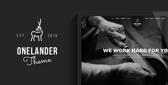 OneLander v2.4.13 - Creative Landing Page WordPress Theme