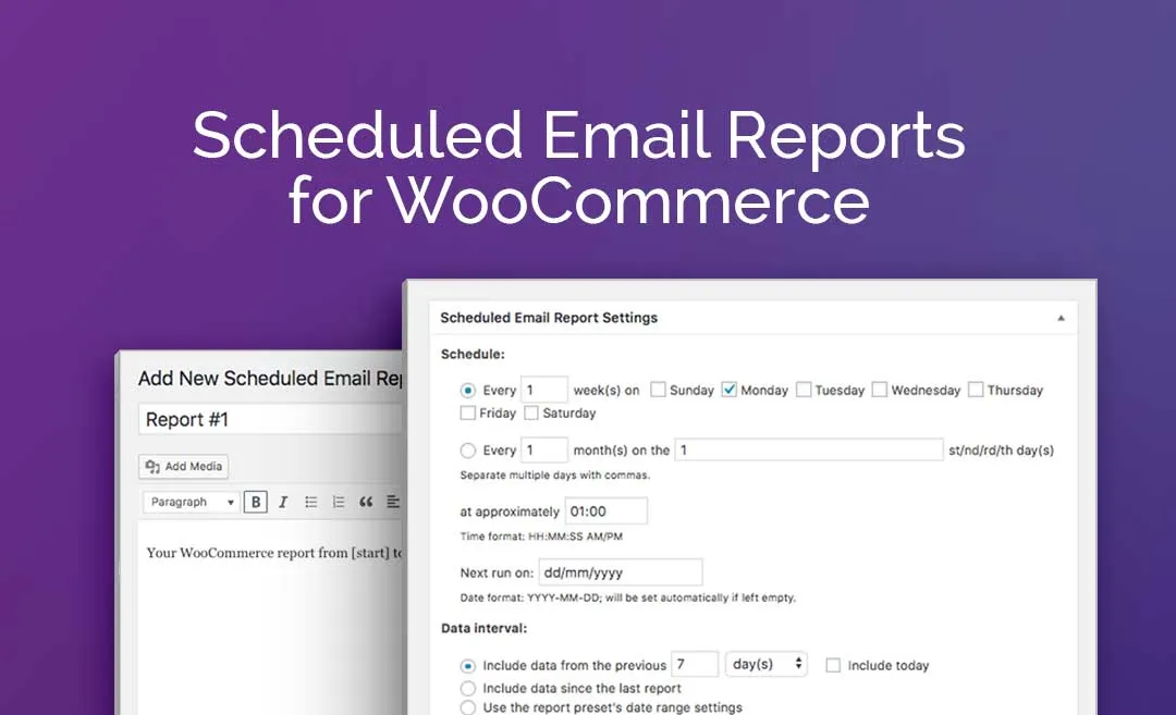 Scheduled Email Reports for WooCommerce v1.0.19